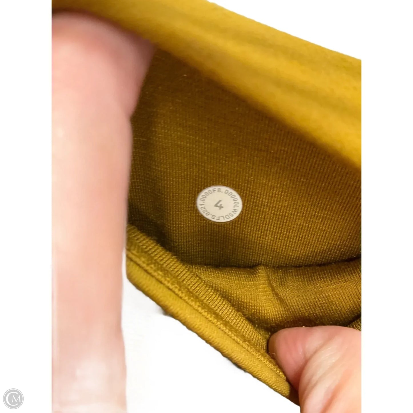 Athletic Leggings By Lululemon In Chartreuse, Size: 4