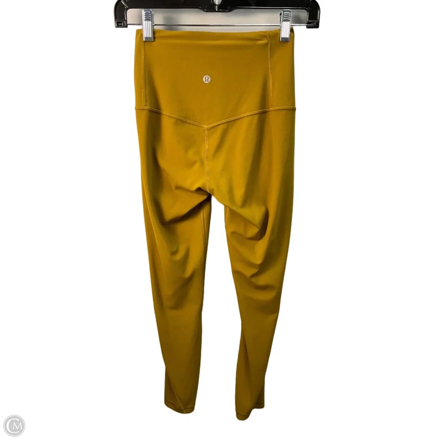 Athletic Leggings By Lululemon In Chartreuse, Size: 4