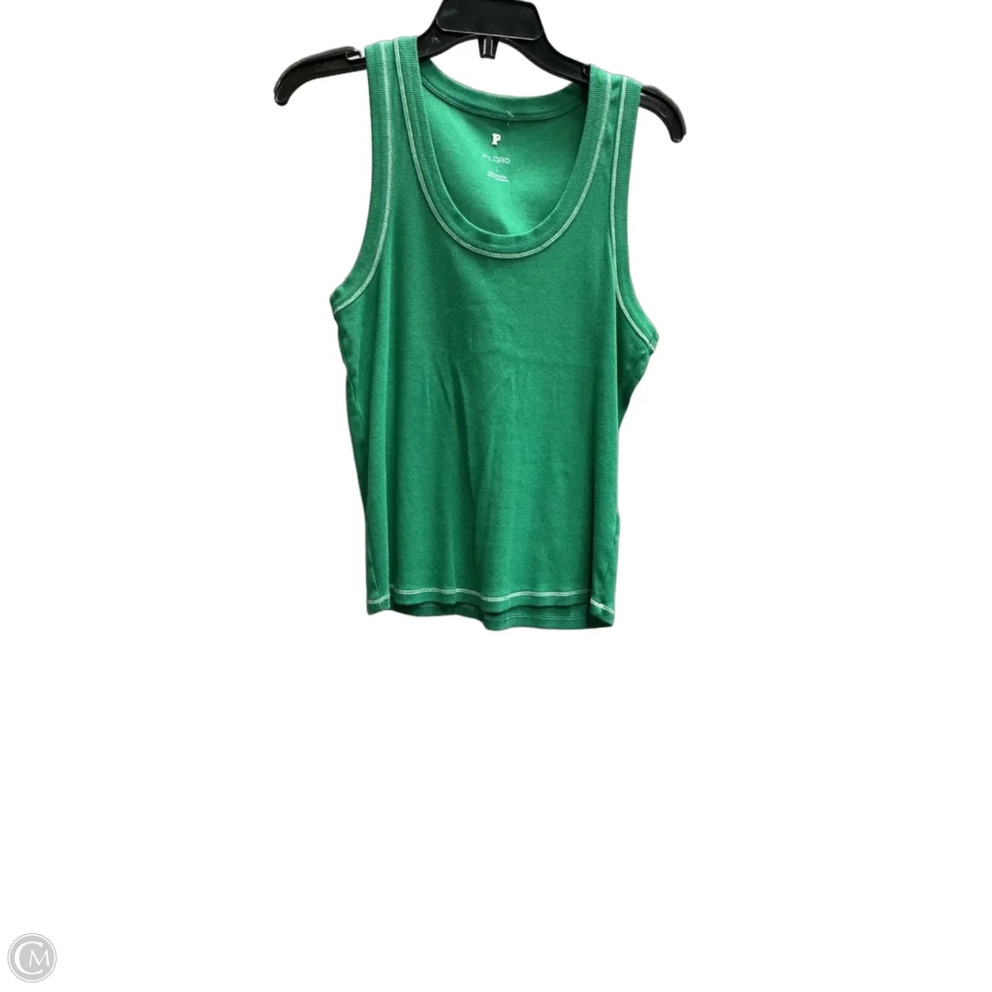 Top Sleeveless By Pilcro In Green, Size: L