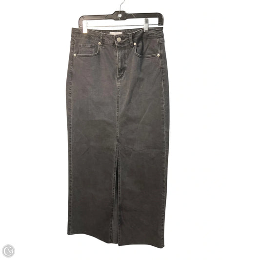 Skirt Maxi By Loft In Black, Size: 6