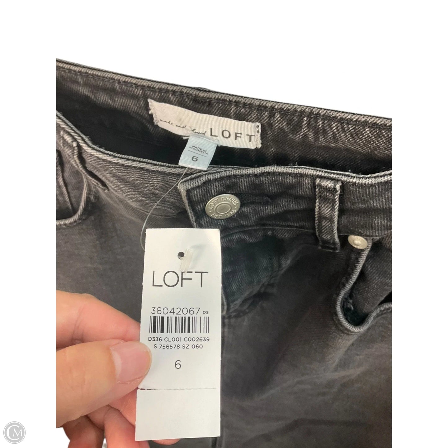 Skirt Maxi By Loft In Black, Size: 6