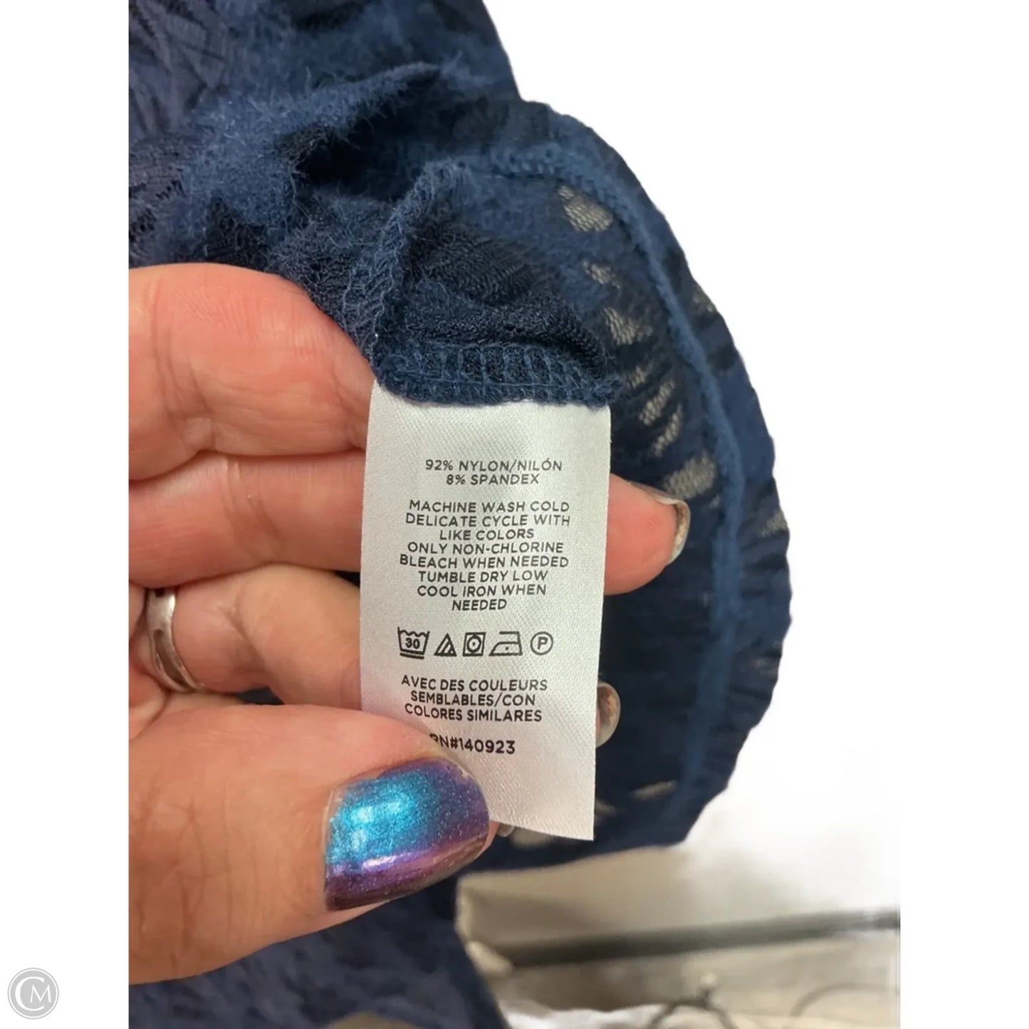 Top Long Sleeve By Loft In Blue, Size: L