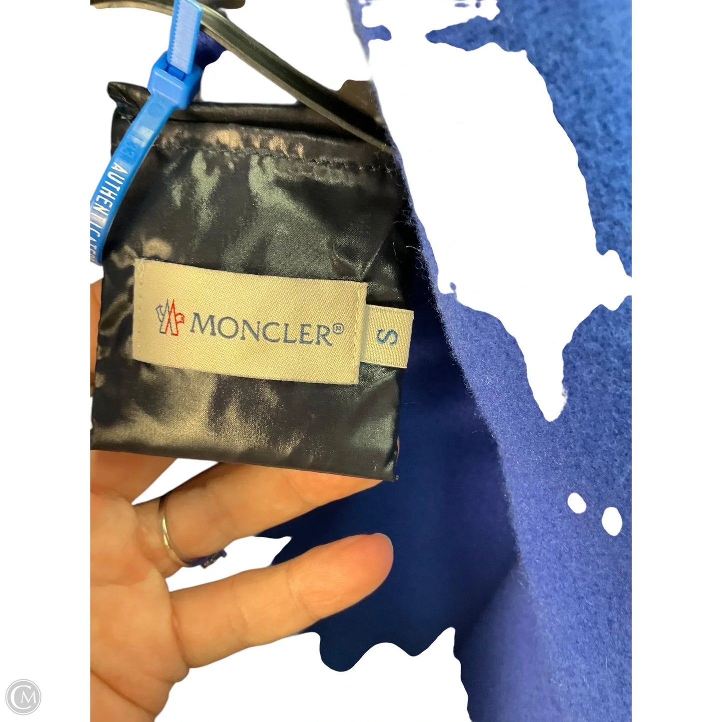 Kimono Luxury Designer By Moncler In Blue, Size: S