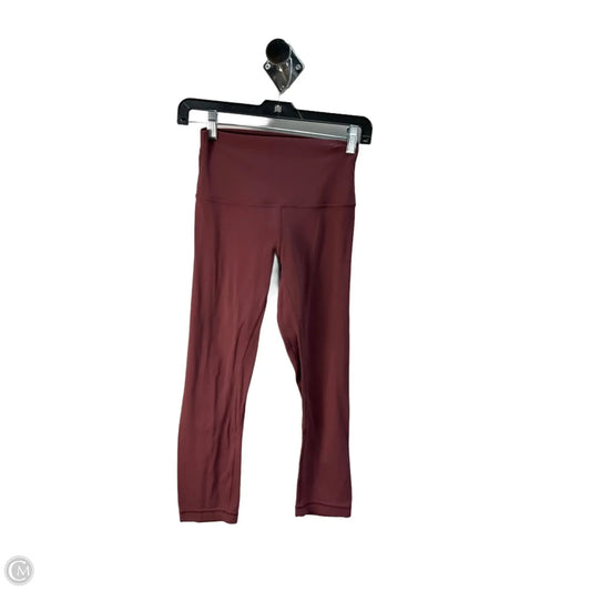 Athletic Leggings By Lululemon In Mauve, Size: S