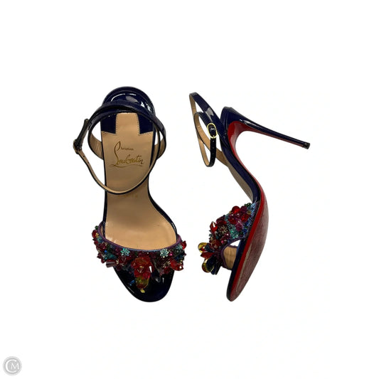 Shoes Luxury Designer By Louis Vuitton In Blue, Size: 6