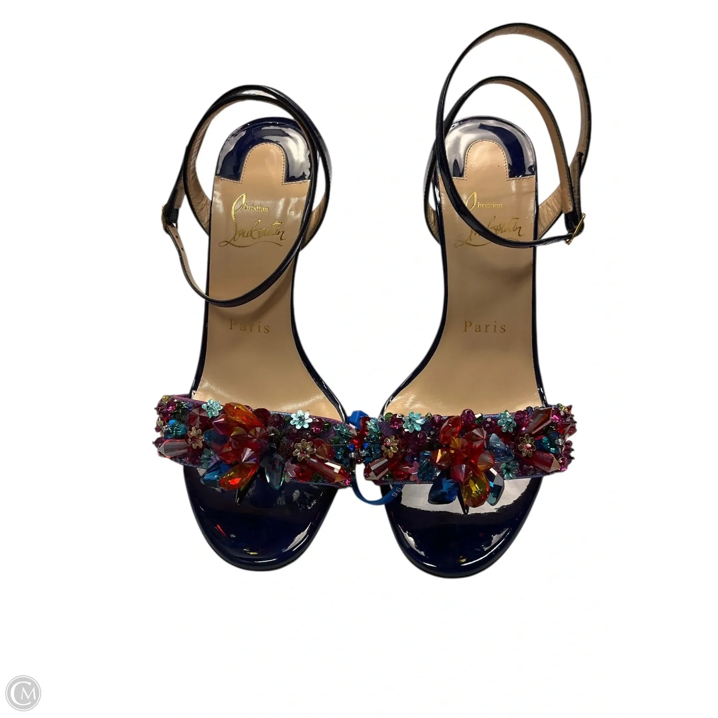 Shoes Luxury Designer By Louis Vuitton In Blue, Size: 6