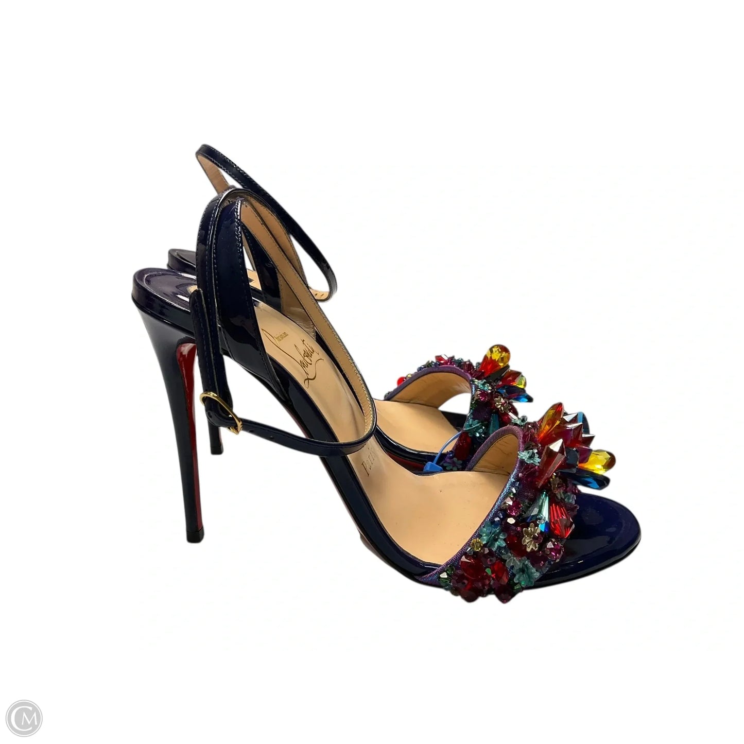 Shoes Luxury Designer By Louis Vuitton In Blue, Size: 6