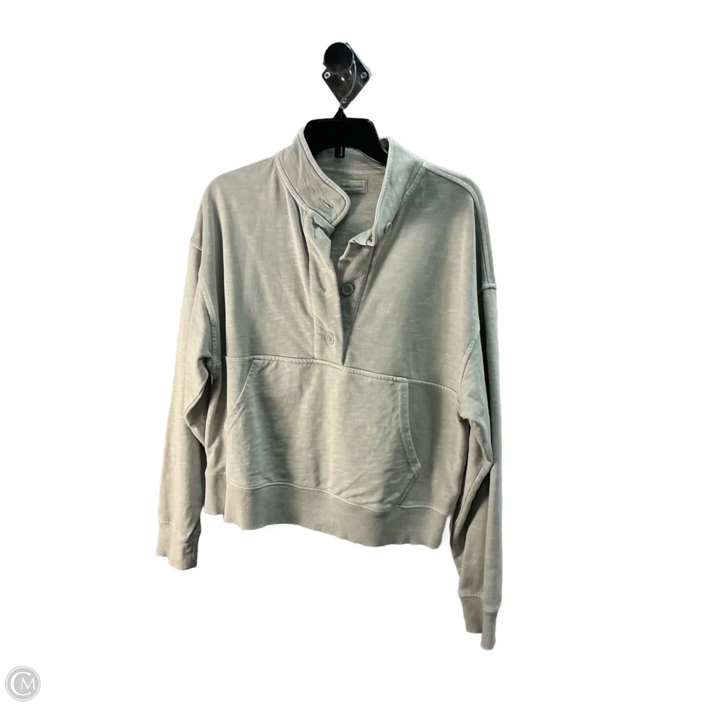 Sweatshirt Collar By Thread And Supply In Green, Size: S