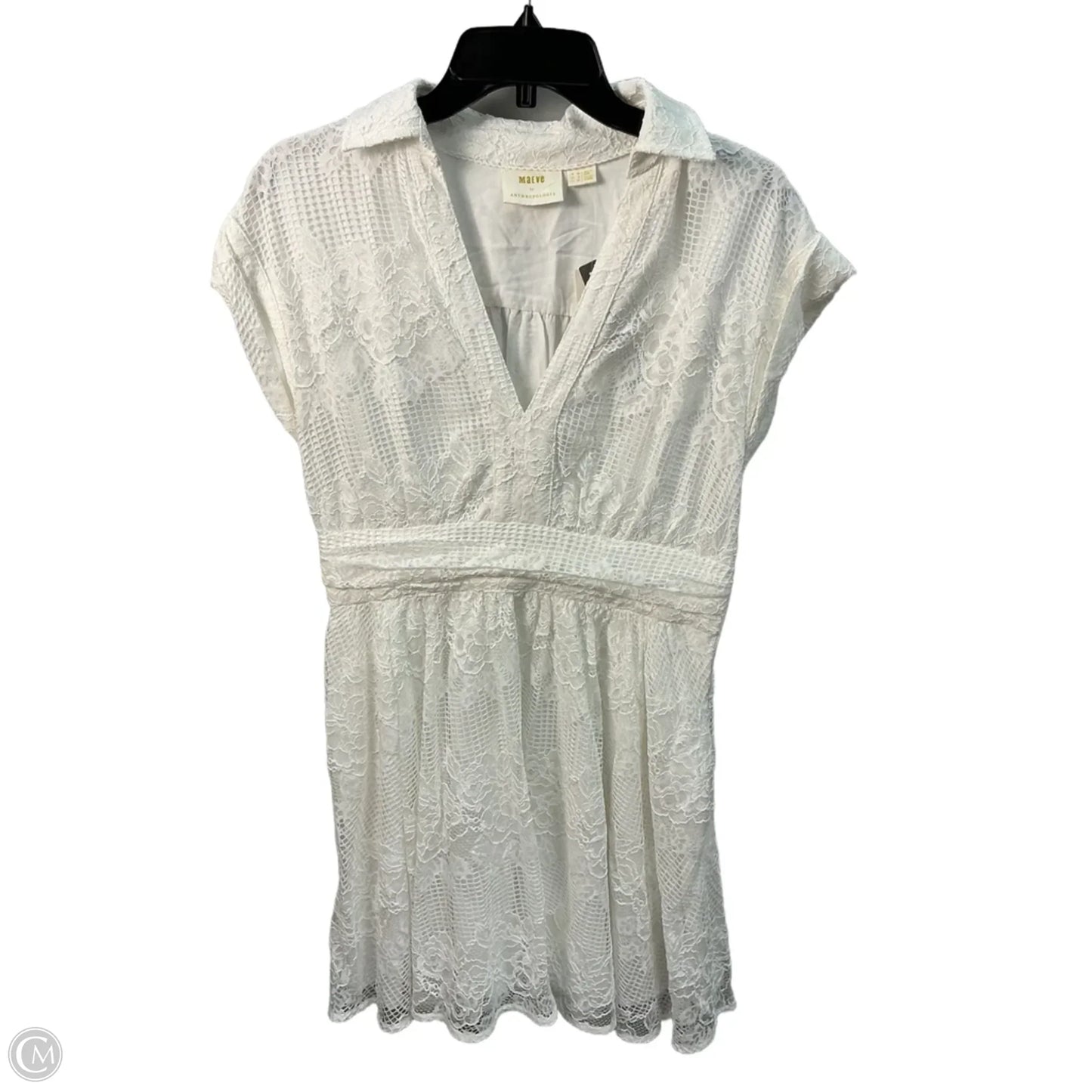 Dress Casual Midi By Maeve In White, Size: S