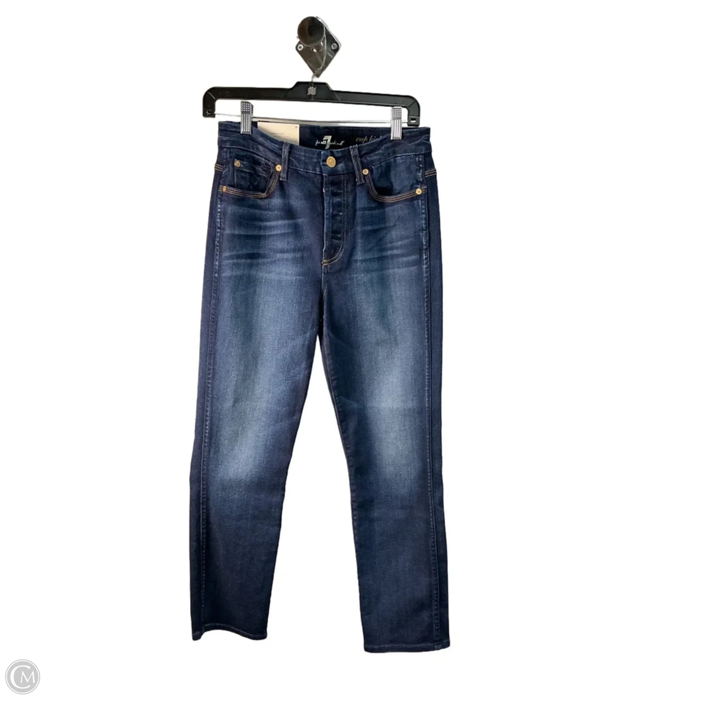 Jeans Straight By 7 For All Mankind In Blue, Size: 6