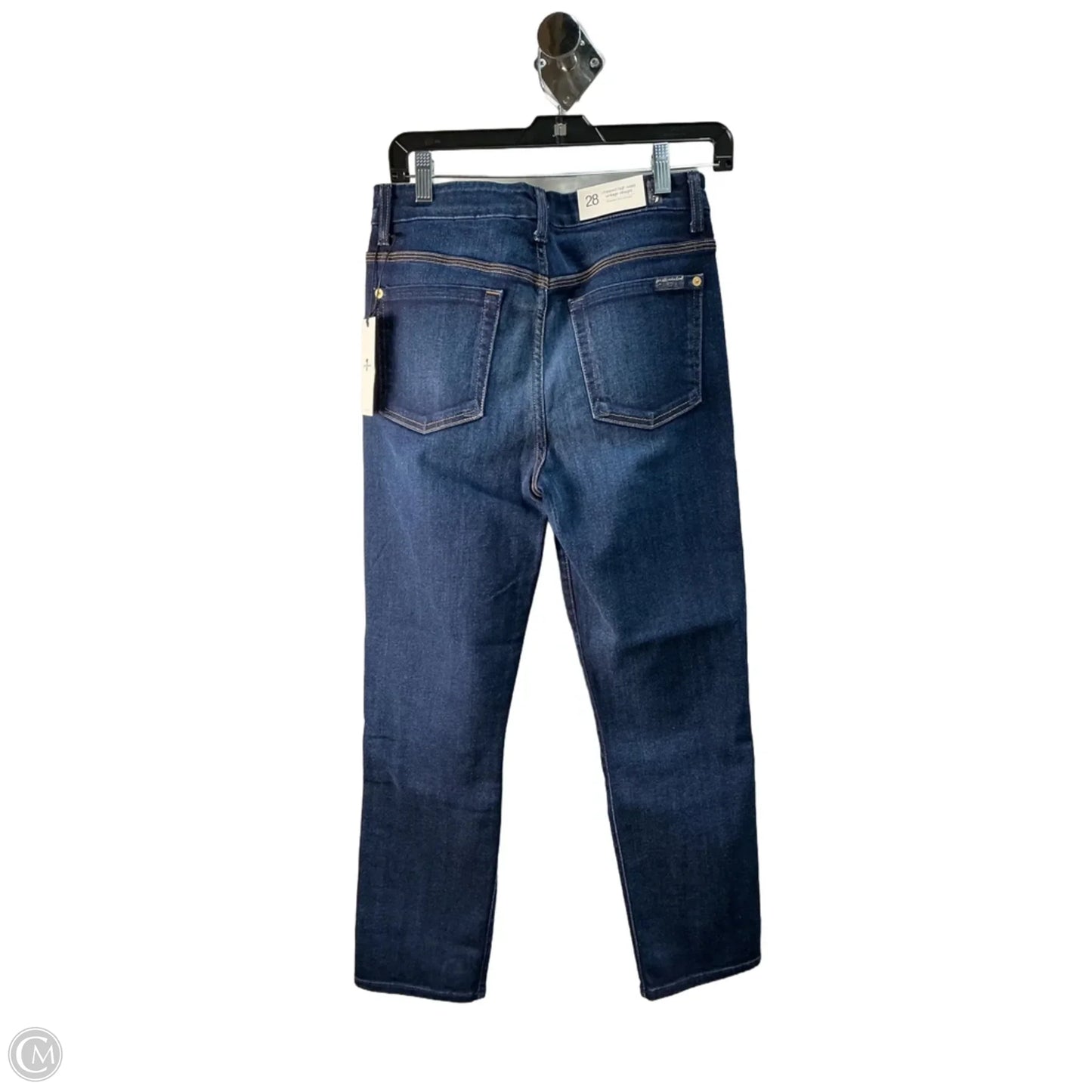 Jeans Straight By 7 For All Mankind In Blue, Size: 6