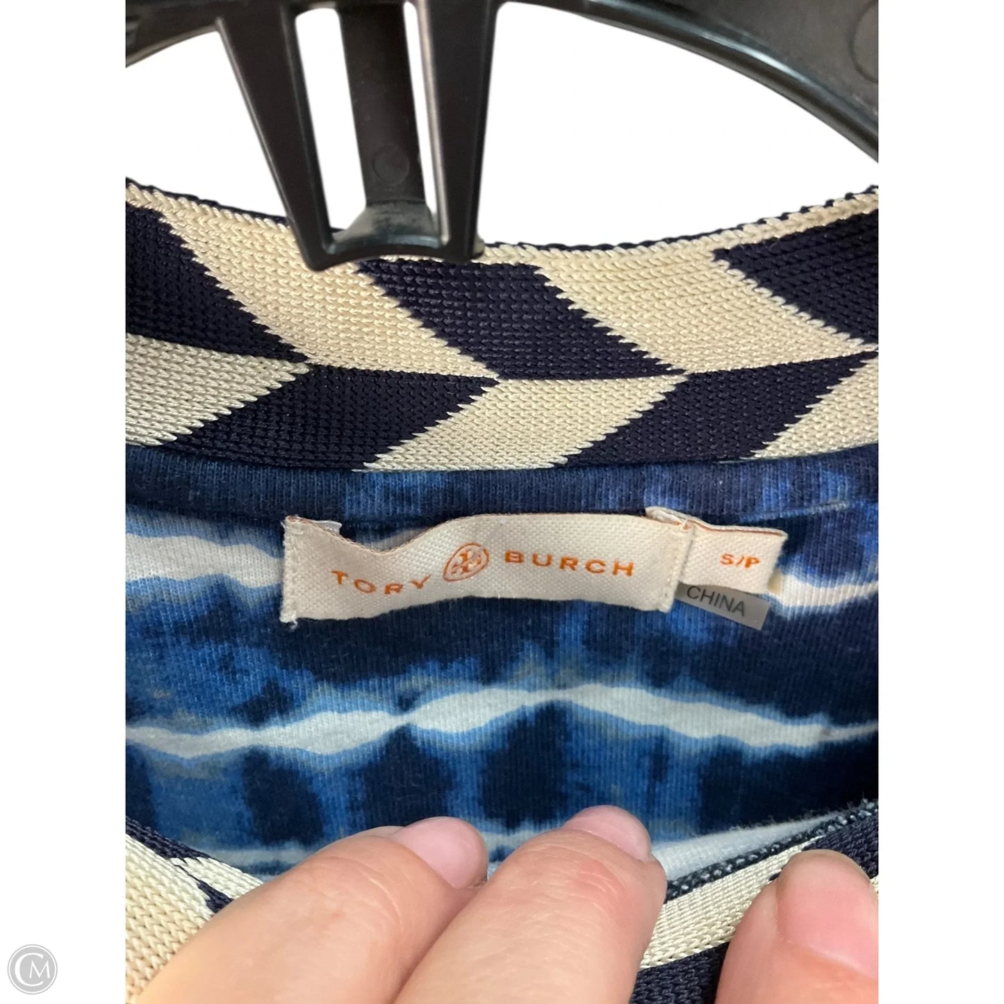 Dress Designer By Tory Burch In Blue, Size: S