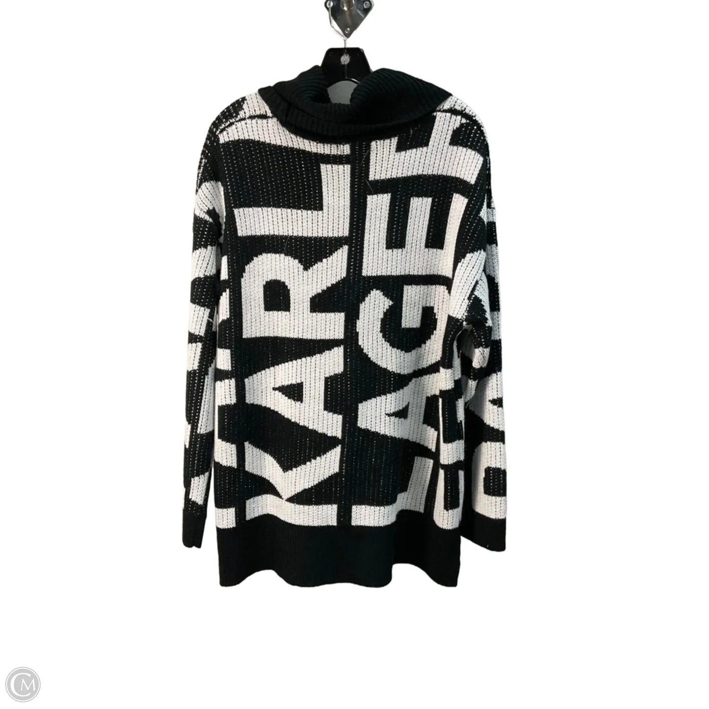 Sweater Designer By Karl Lagerfeld In Black, Size: M
