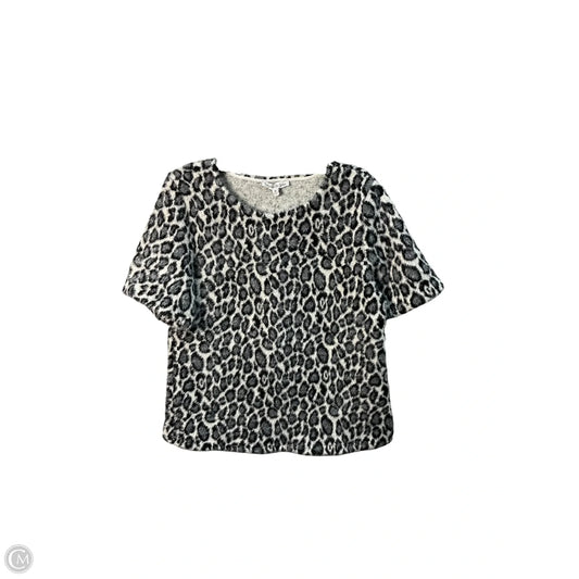 Sweater Short Sleeve By See And Be Seen In Animal Print, Size: M