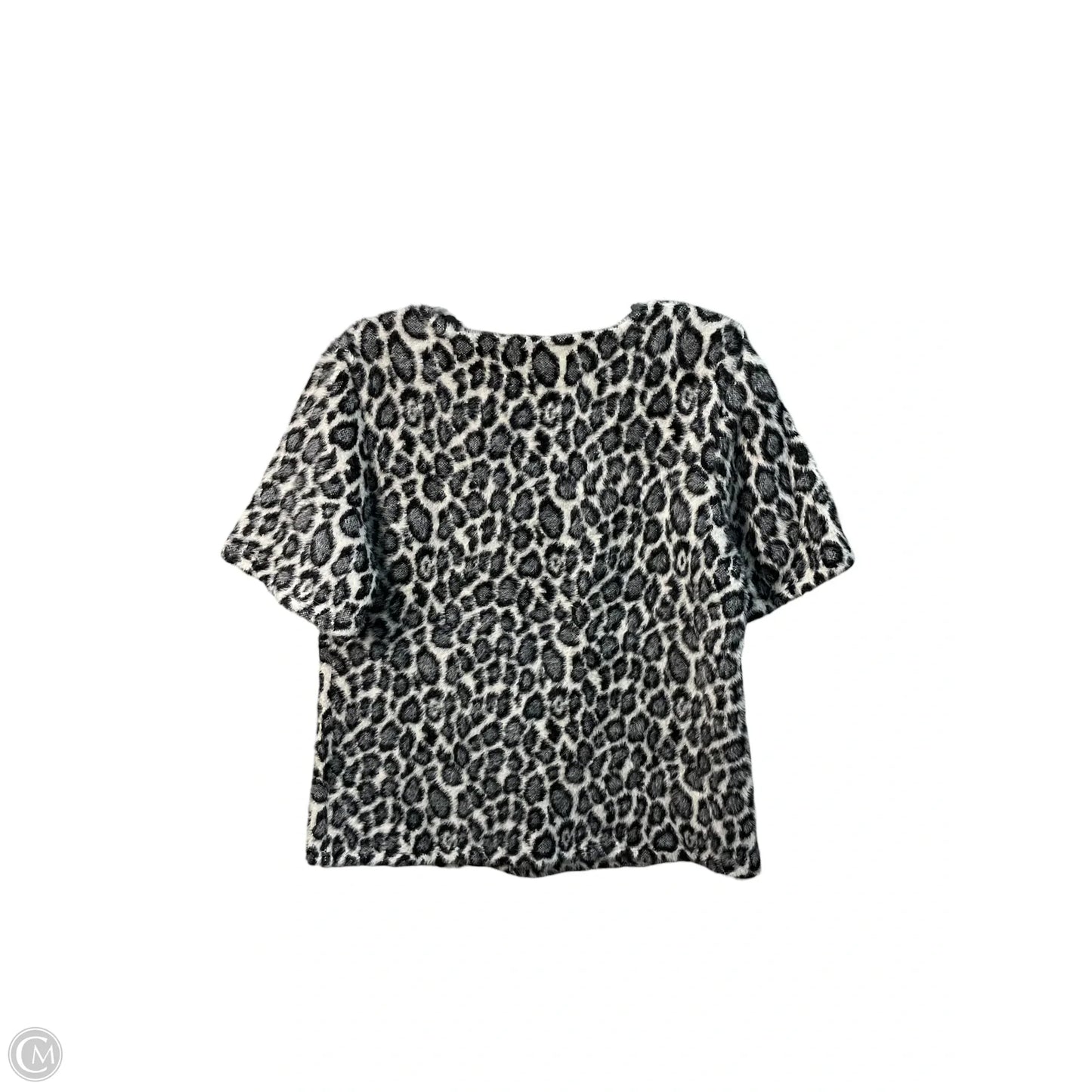 Sweater Short Sleeve By See And Be Seen In Animal Print, Size: M