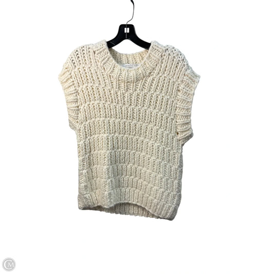 Sweater Short Sleeve By English Factory In Cream, Size: S