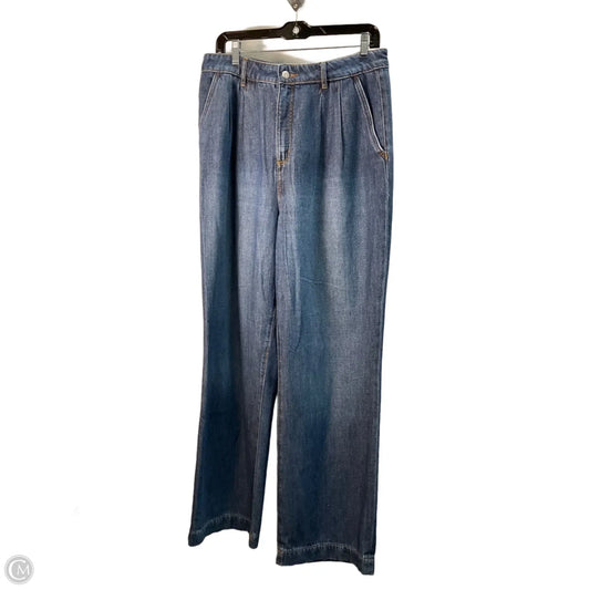 Pants Wide Leg By Loft In Blue, Size: 10