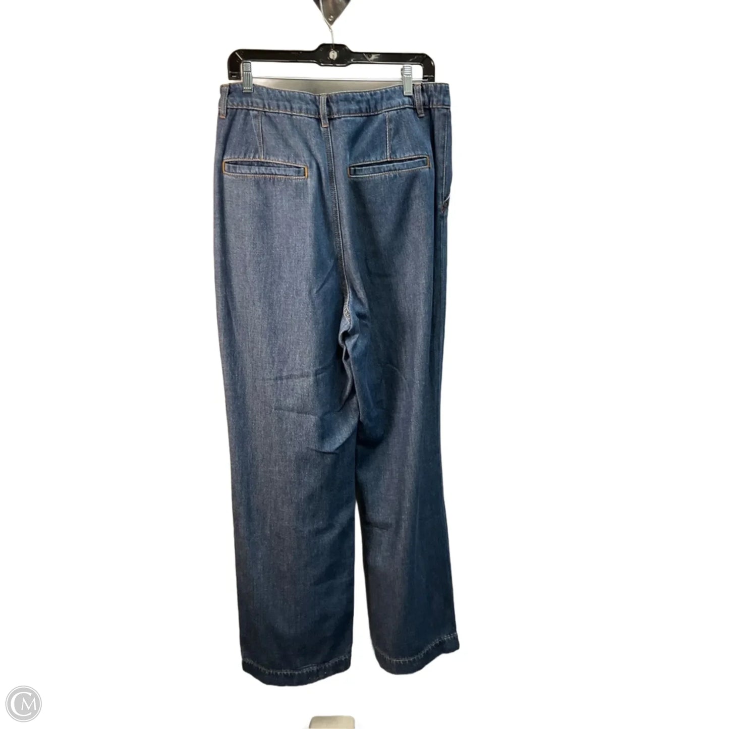 Pants Wide Leg By Loft In Blue, Size: 10