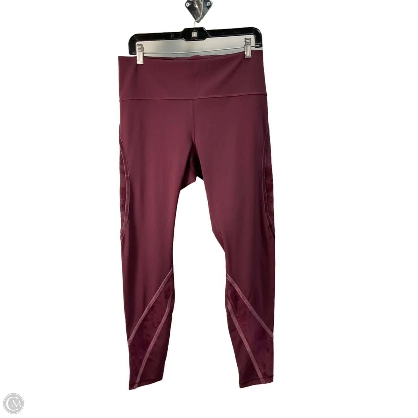 Athletic Leggings By Lululemon In Red, Size: 12