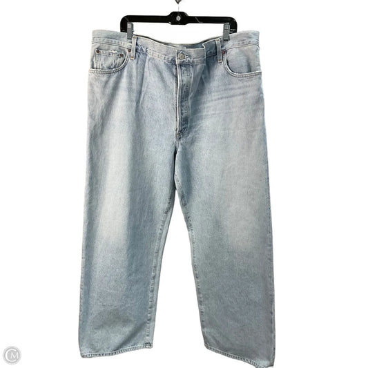 Jeans Straight By Agolde In Blue, Size: 12