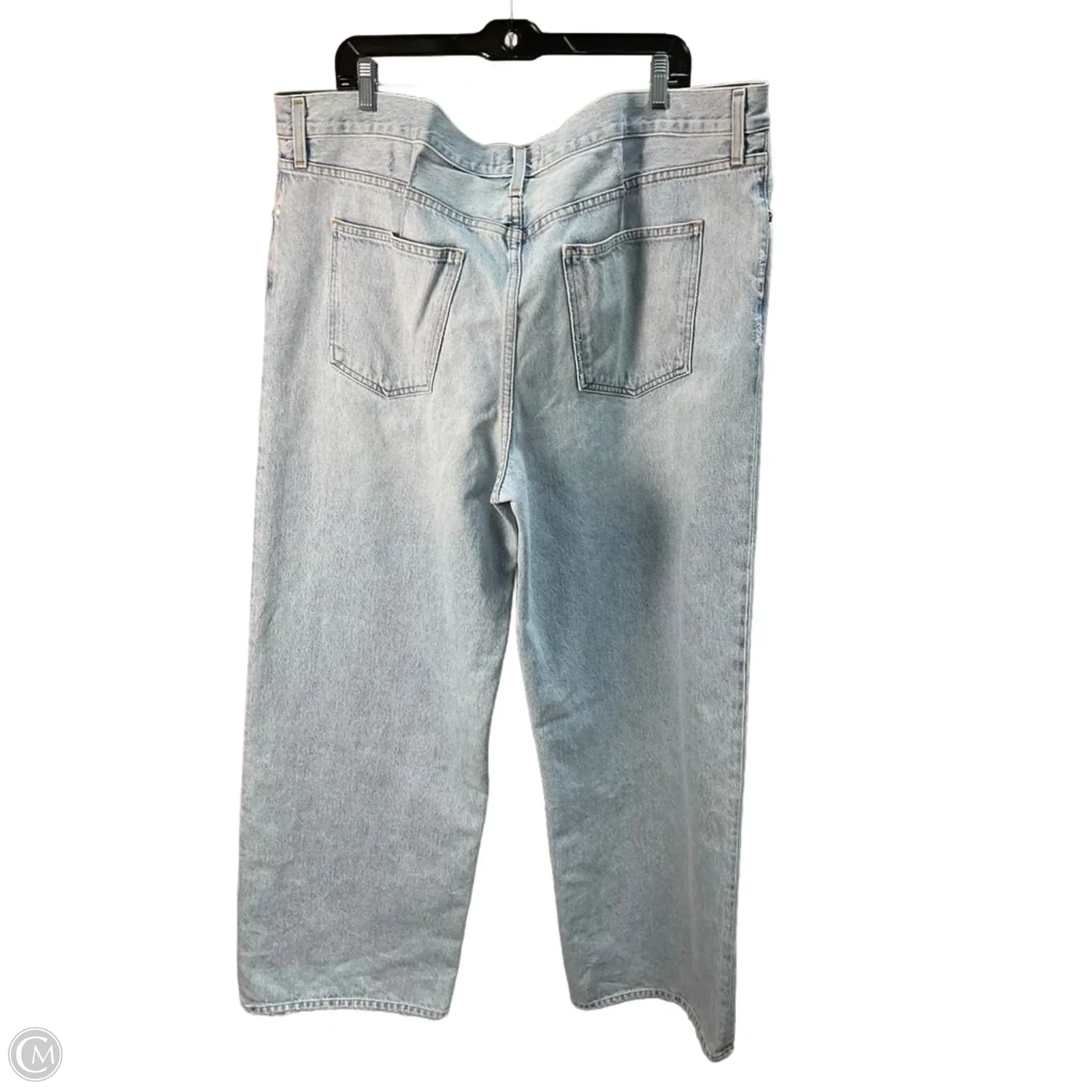 Jeans Straight By Agolde In Blue, Size: 12