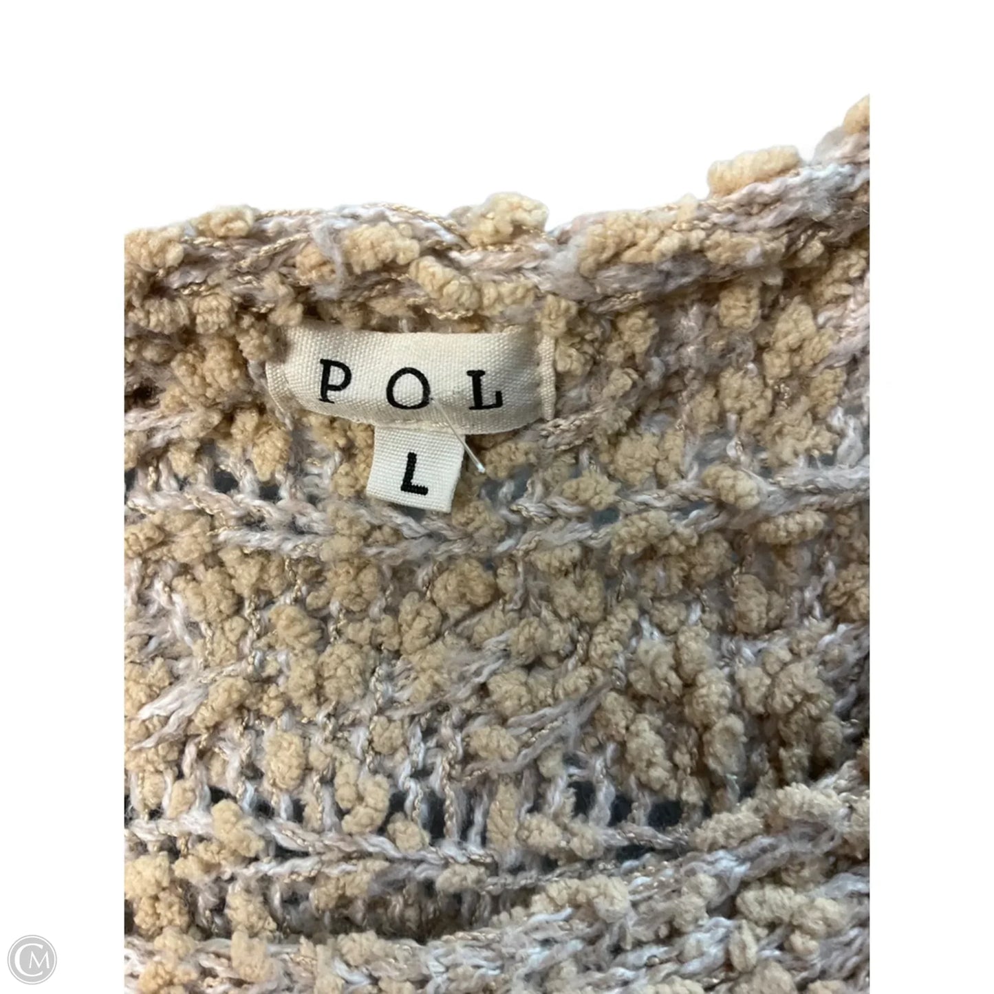 Sweater By Pol In Brown, Size: L