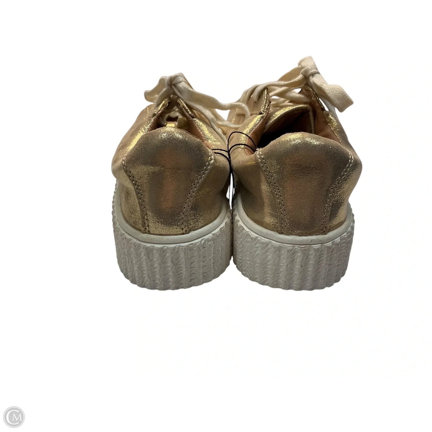 Shoes Sneakers By Express In Gold, Size: 7
