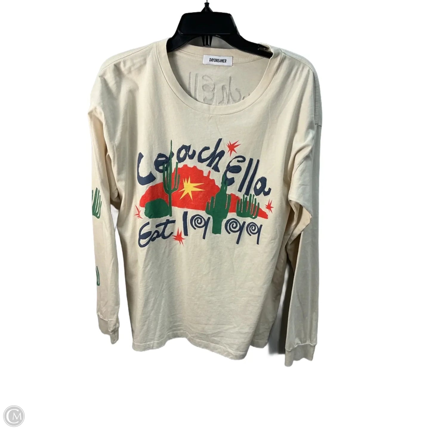 Top Long Sleeve By Daydreamer In Cream, Size: S