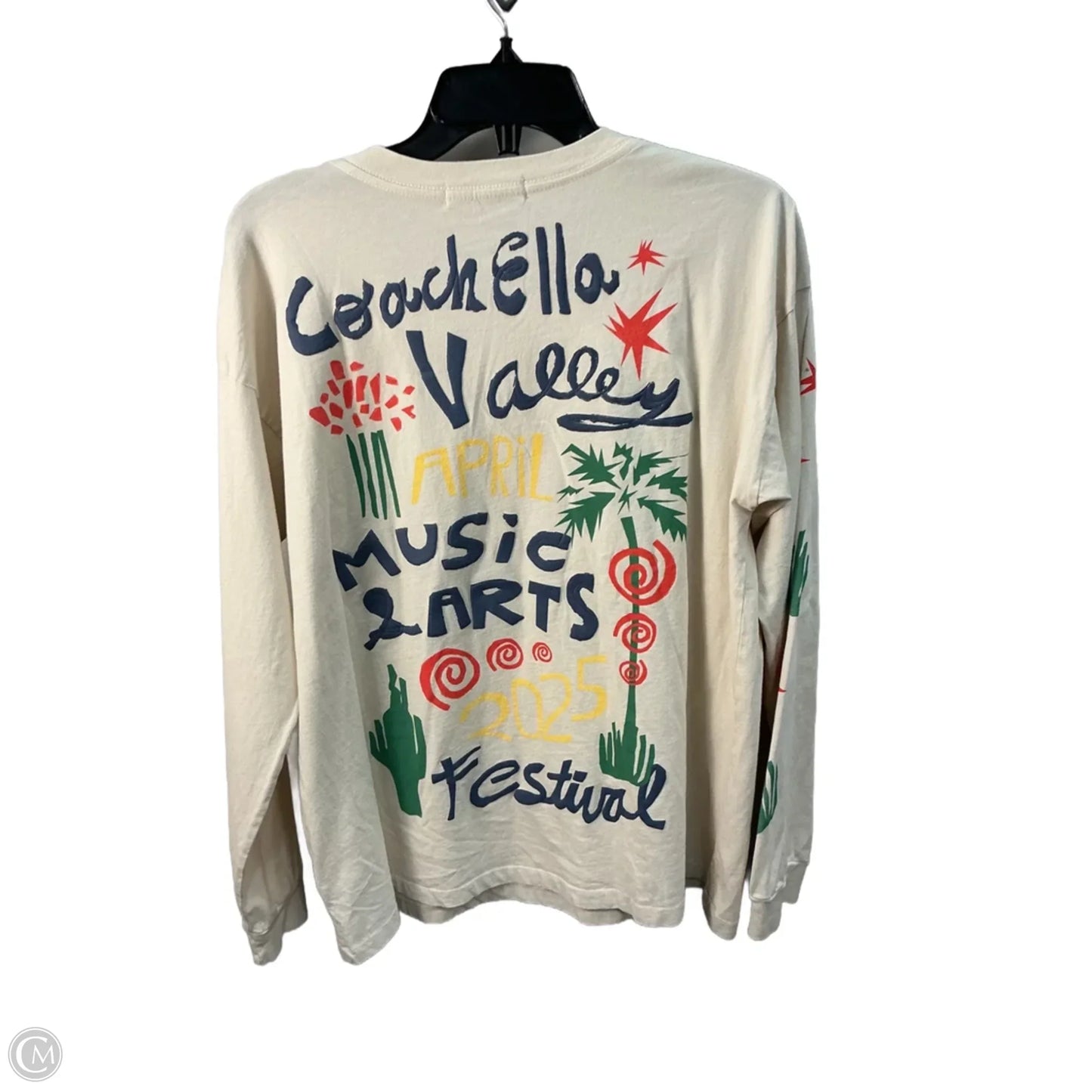 Top Long Sleeve By Daydreamer In Cream, Size: S