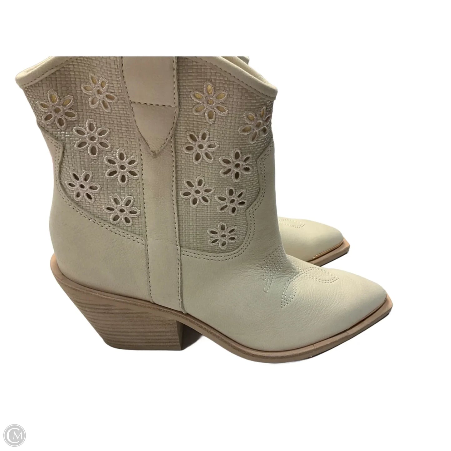Boots Western By Dolce Vita In Cream, Size: 6