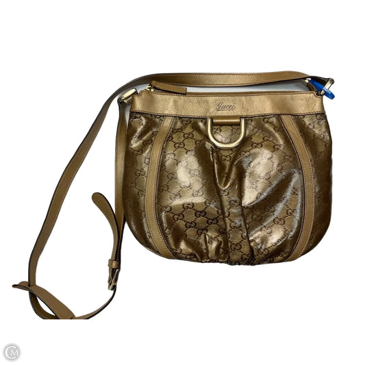 Crossbody Luxury Designer By Gucci, Size: Medium