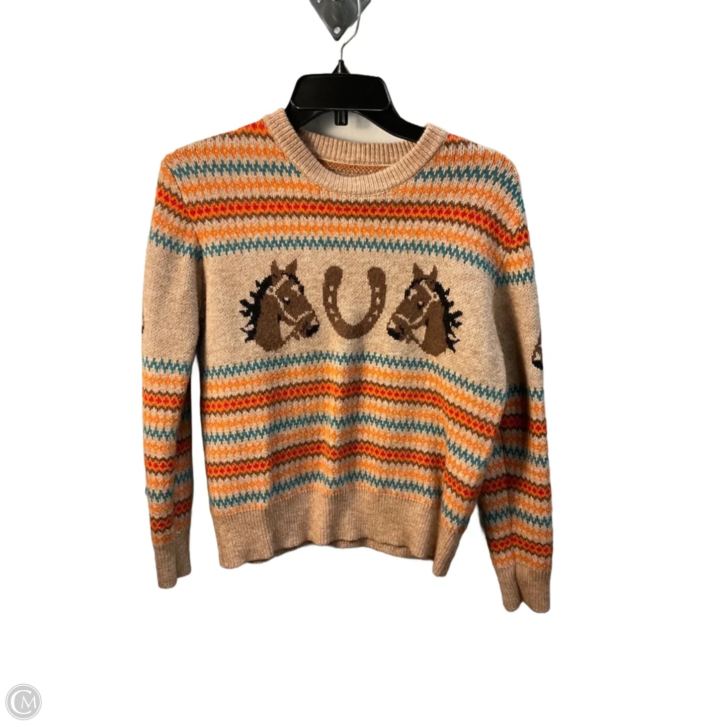 Sweater By Clothes Mentor In Brown, Size: S