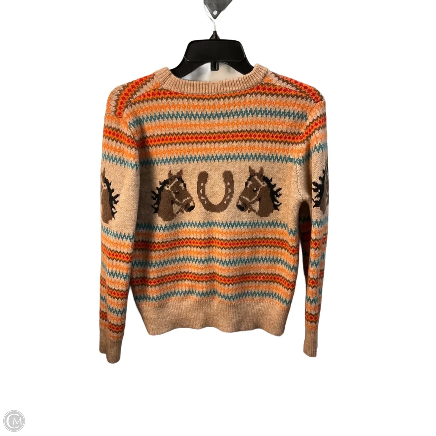 Sweater By Clothes Mentor In Brown, Size: S