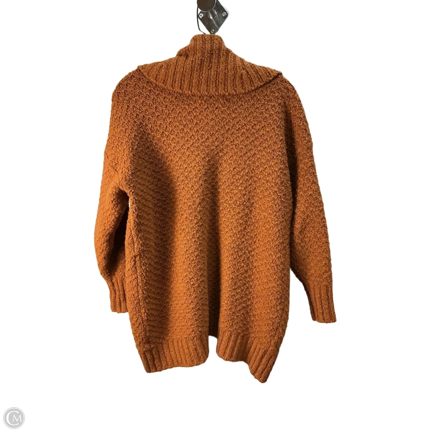Sweater Cardigan By Anthropologie In Orange, Size: S