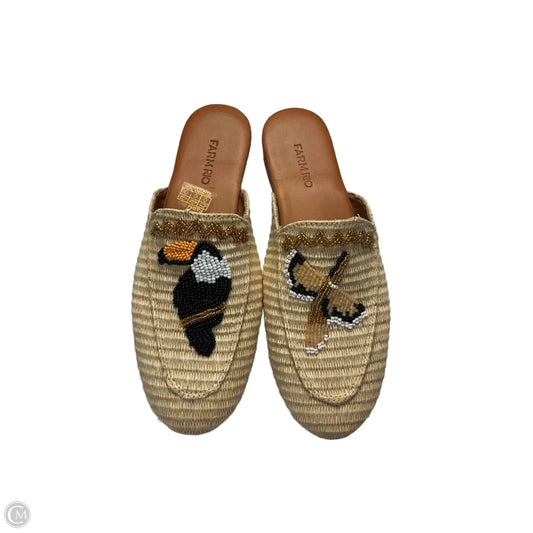 Shoes Flats By Farm Rio In Brown, Size: 7.5