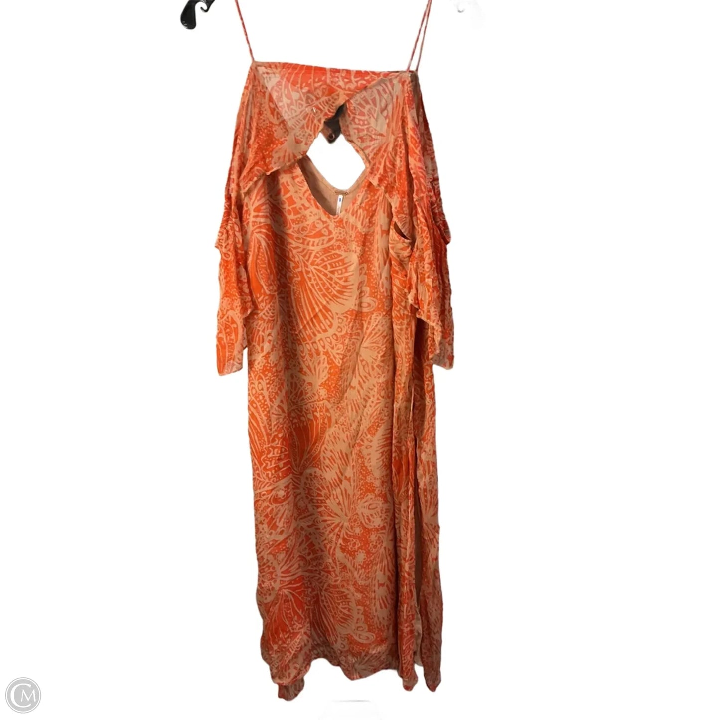 Dress Party Long By Free People In Orange, Size: L