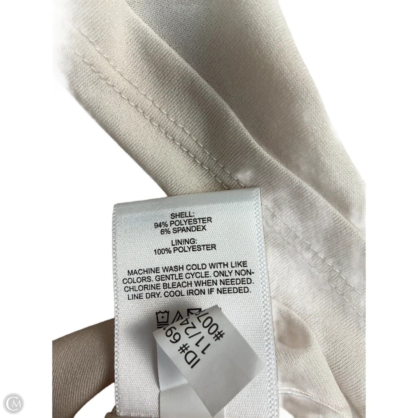 Dress Work By Express In Cream, Size: M