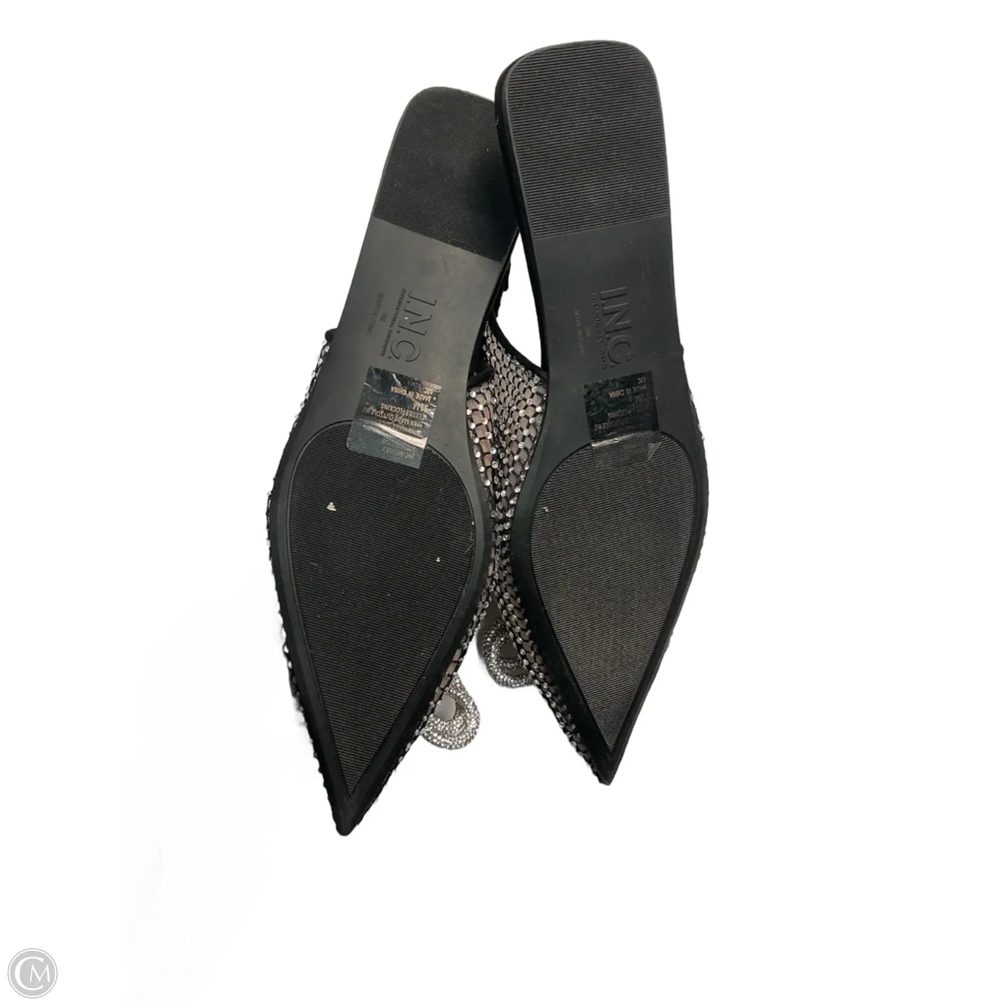 Shoes Flats By Inc In Black & Cream, Size: 11