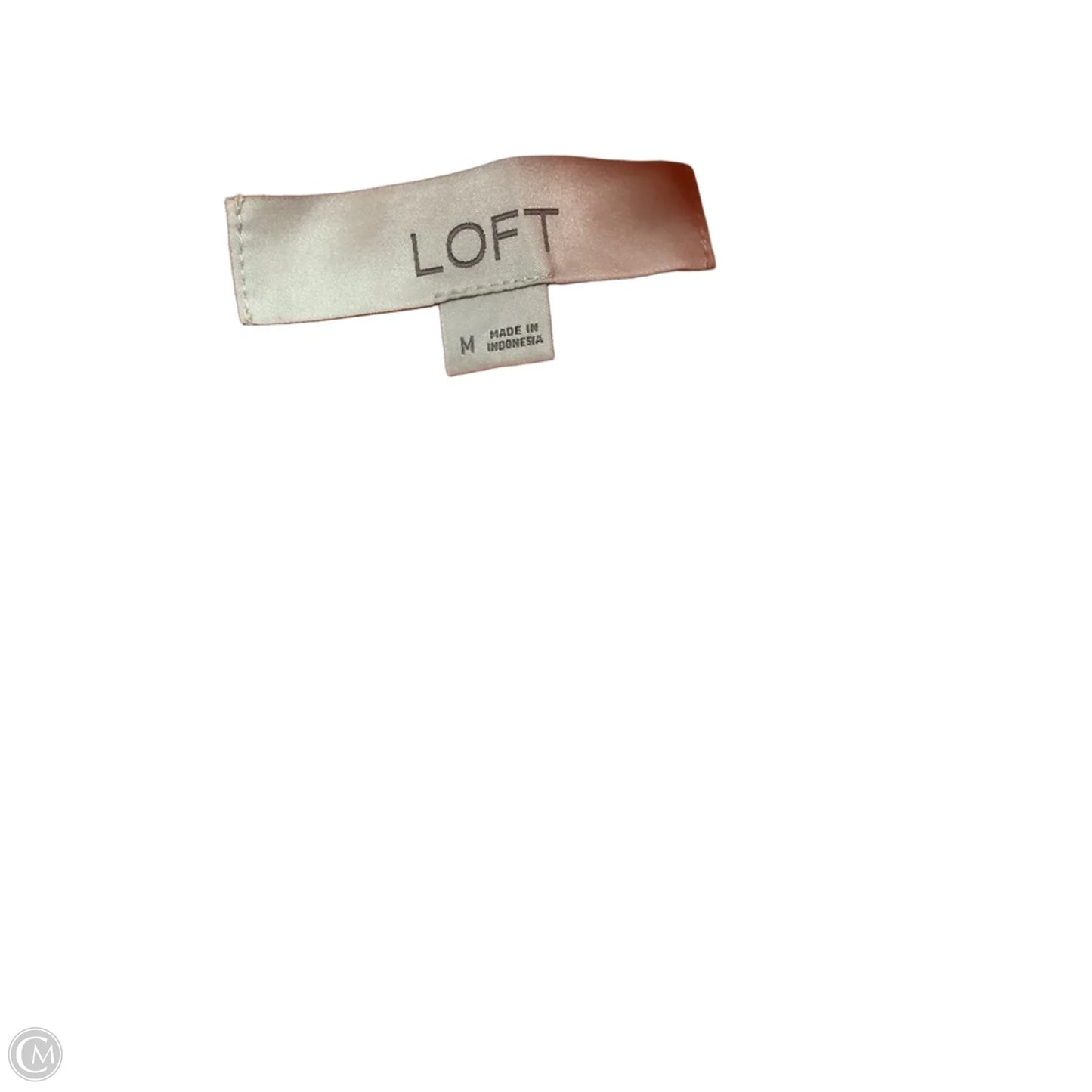 Top Short Sleeve By Loft In Orange, Size: M