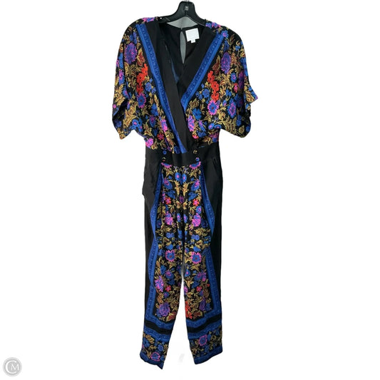 Jumpsuit By Anthropologie In Black & Blue, Size: Xs