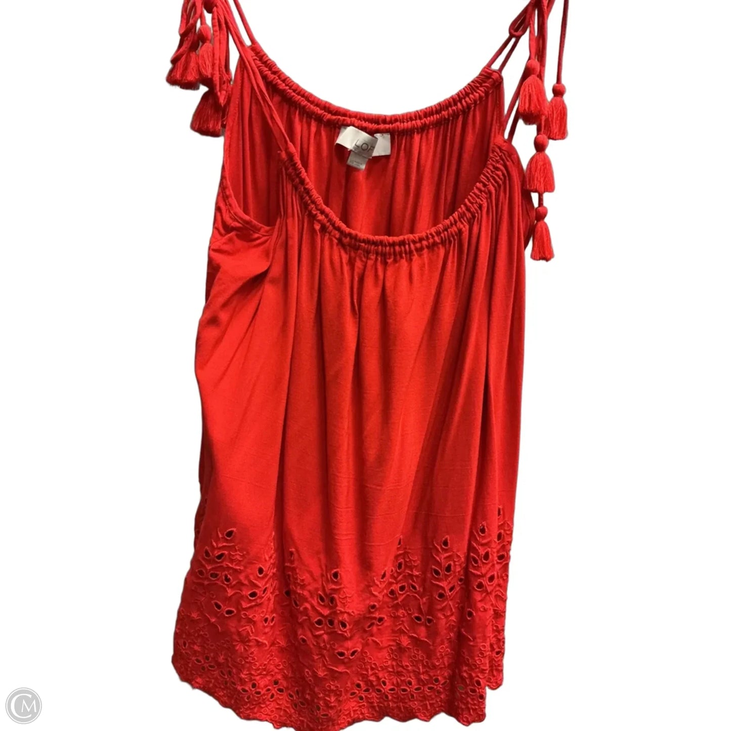 Top Sleeveless By Loft In Red, Size: Xs