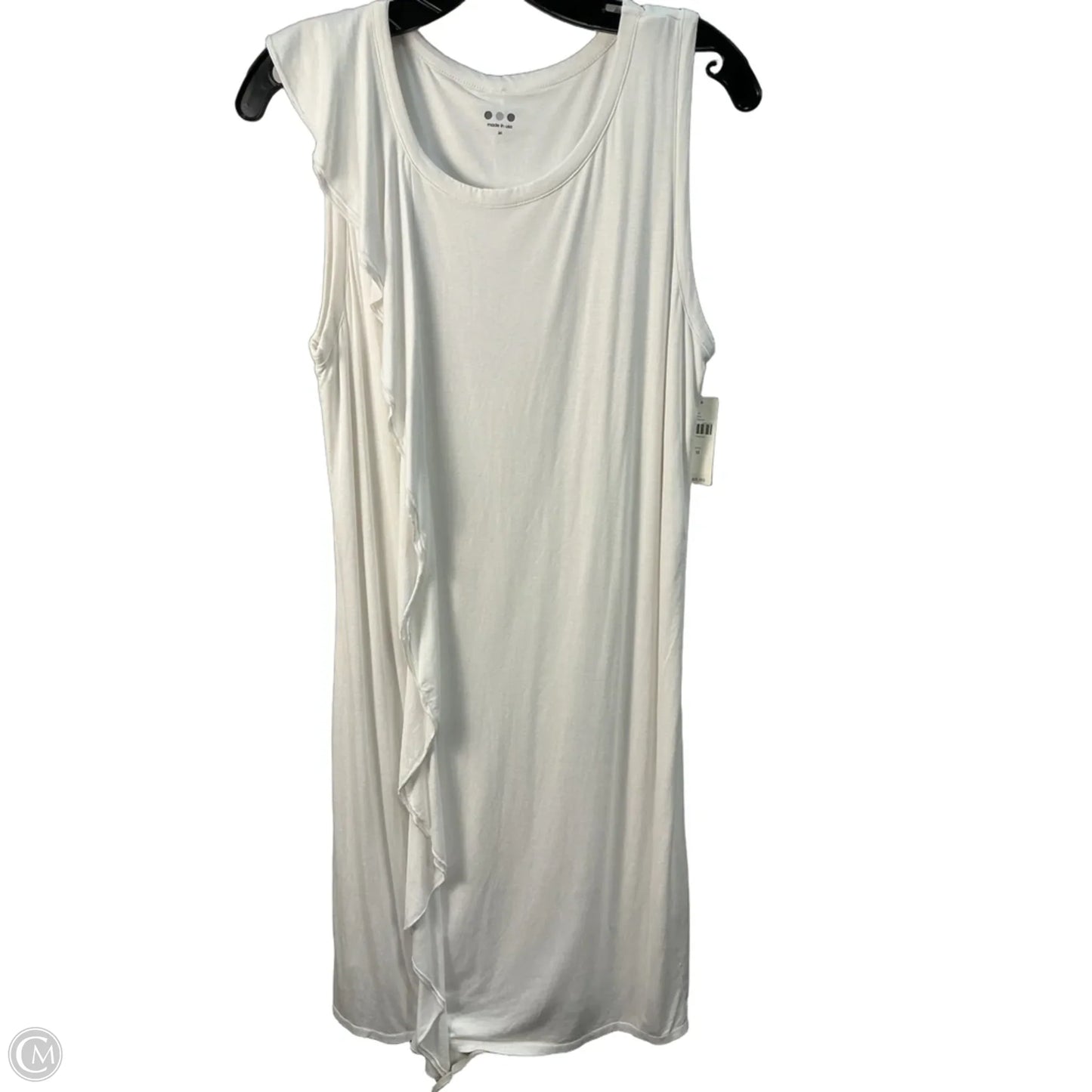 Dress Casual Maxi By Anthropologie In White, Size: M