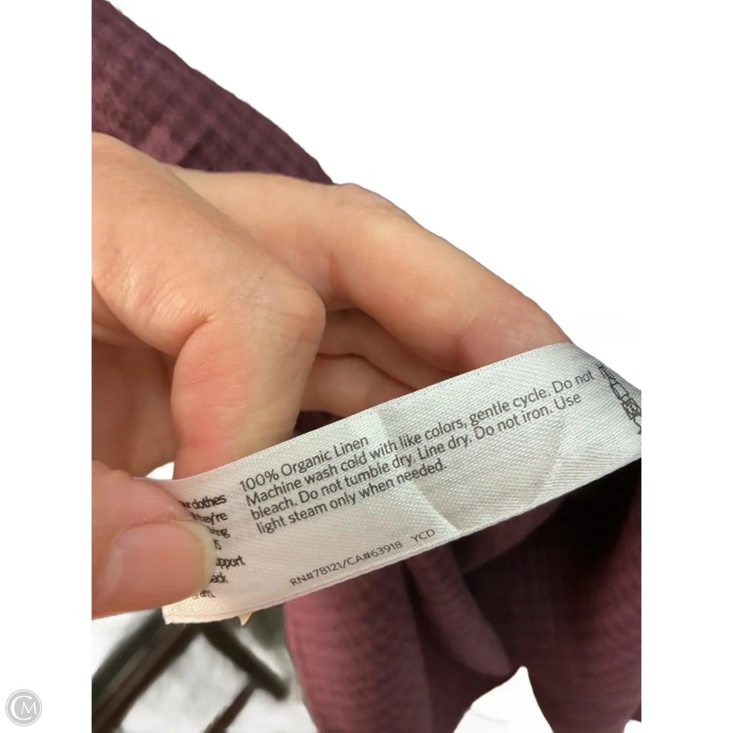 Top Sleeveless By Eileen Fisher In Red, Size: S