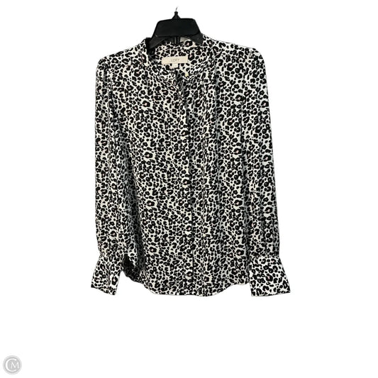 Top Long Sleeve By Loft In Animal Print, Size: S