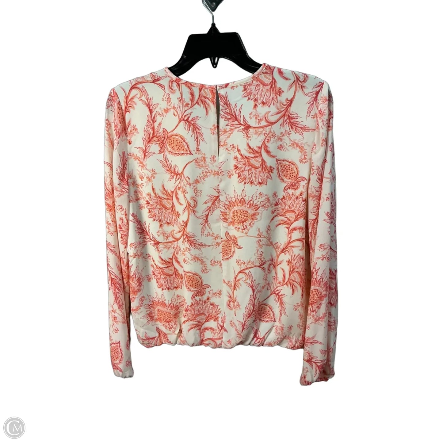 Top Long Sleeve By Tommy Hilfiger In Cream, Size: S