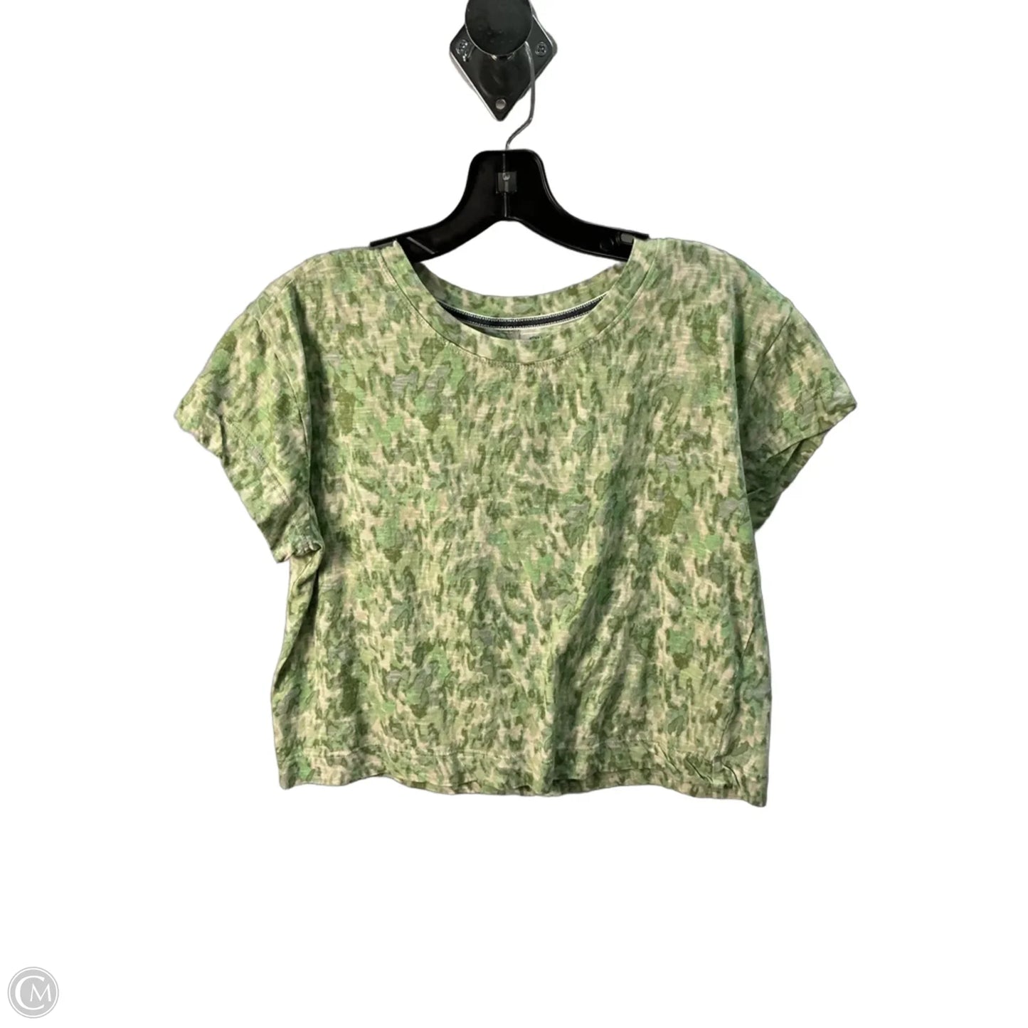 Top Short Sleeve By Pilcro In Green, Size: S