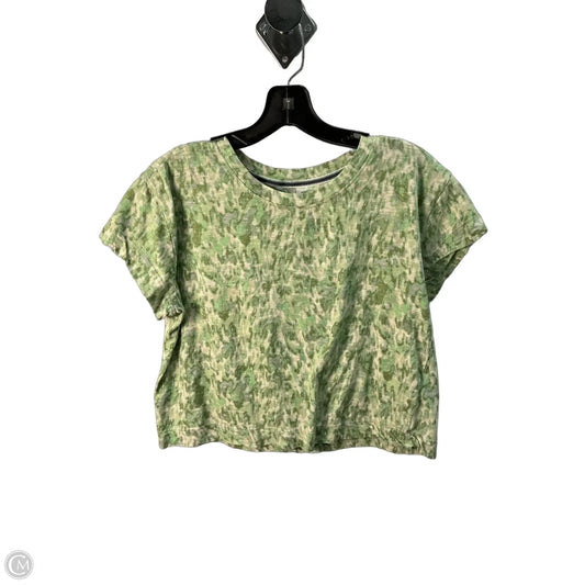 Top Short Sleeve By Pilcro In Green, Size: S