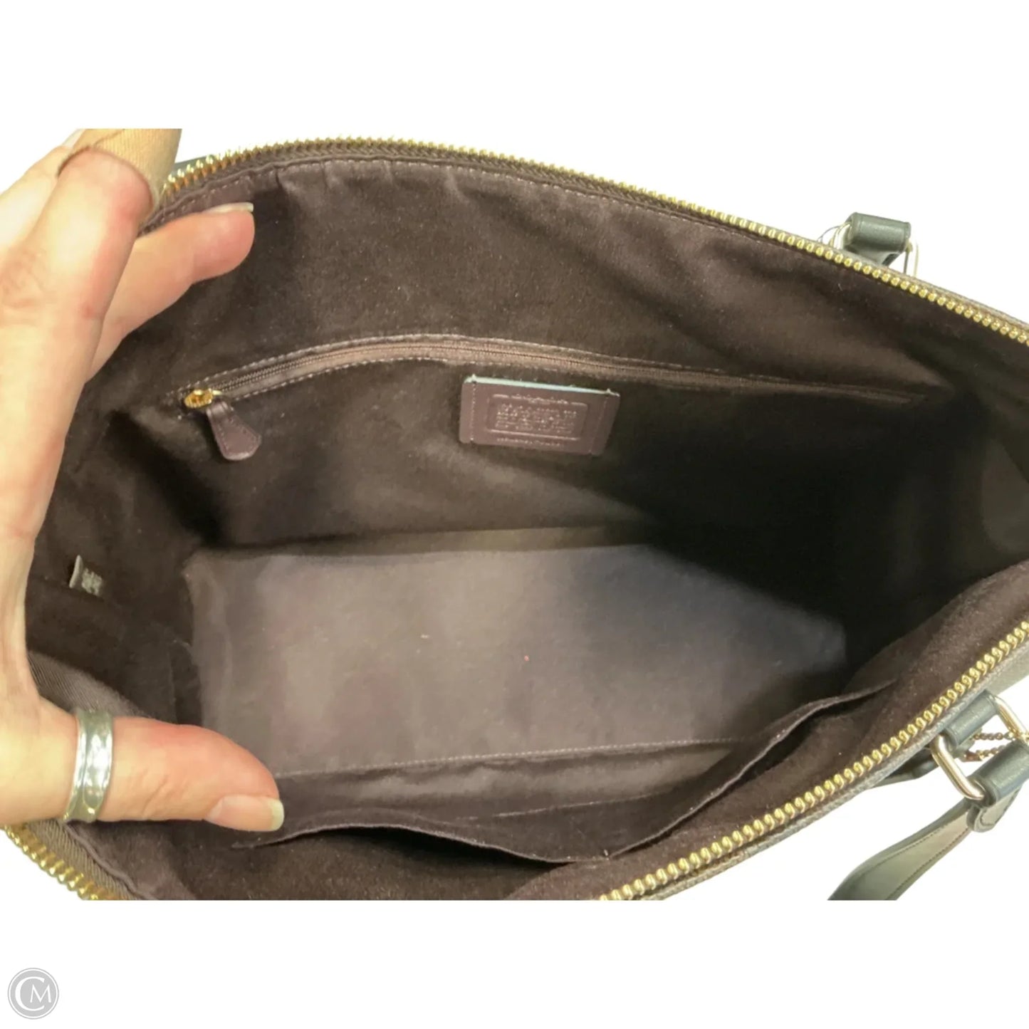 Tote Designer By Coach, Size: Large