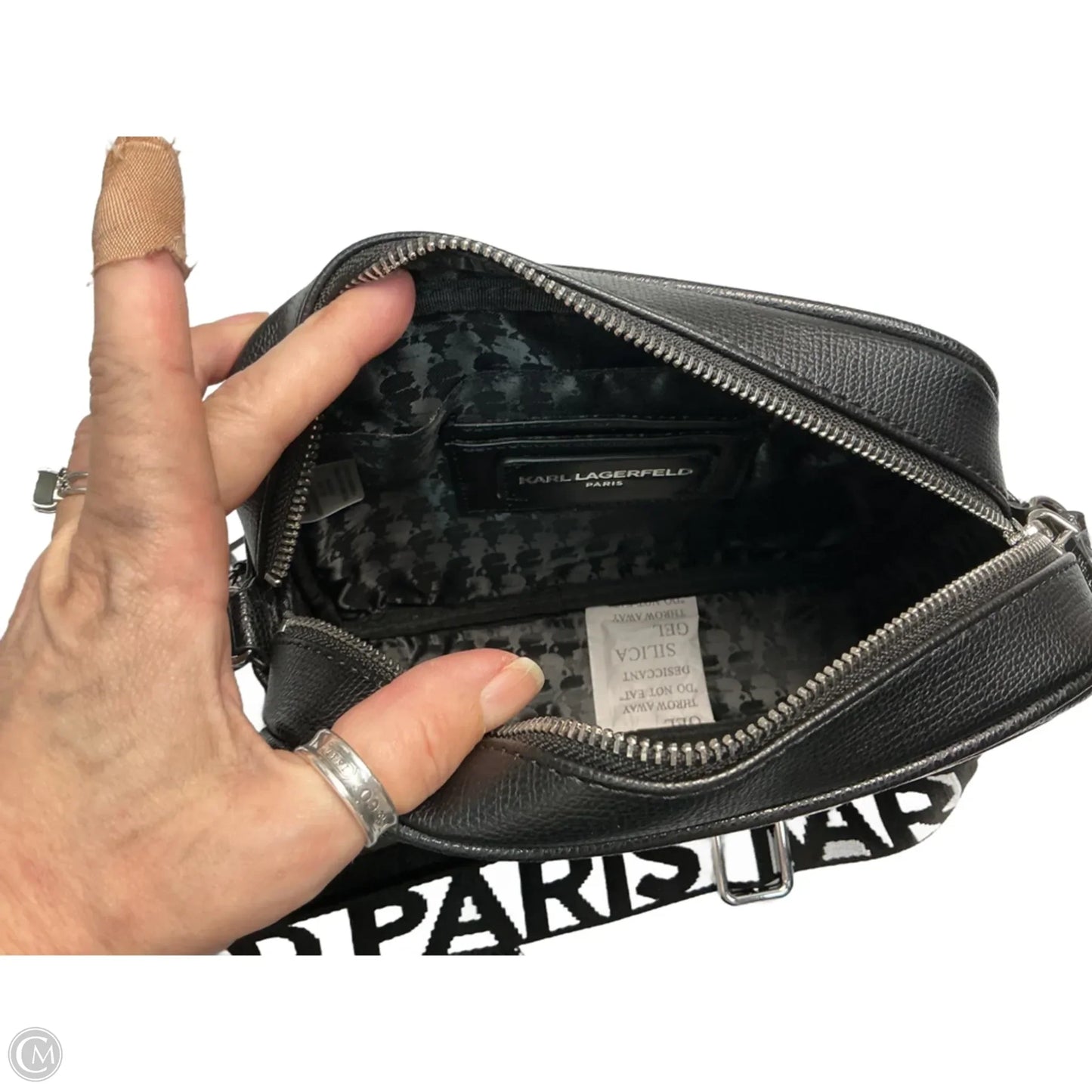 Crossbody Designer By Karl Lagerfeld, Size: Medium