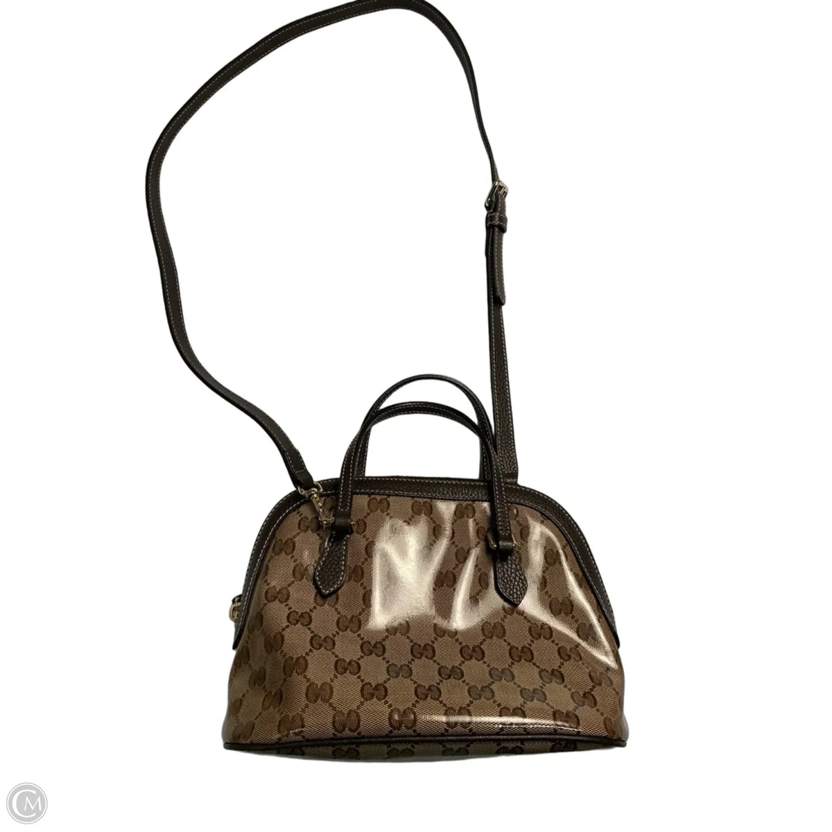 Crossbody Luxury Designer By Gucci, Size: Medium